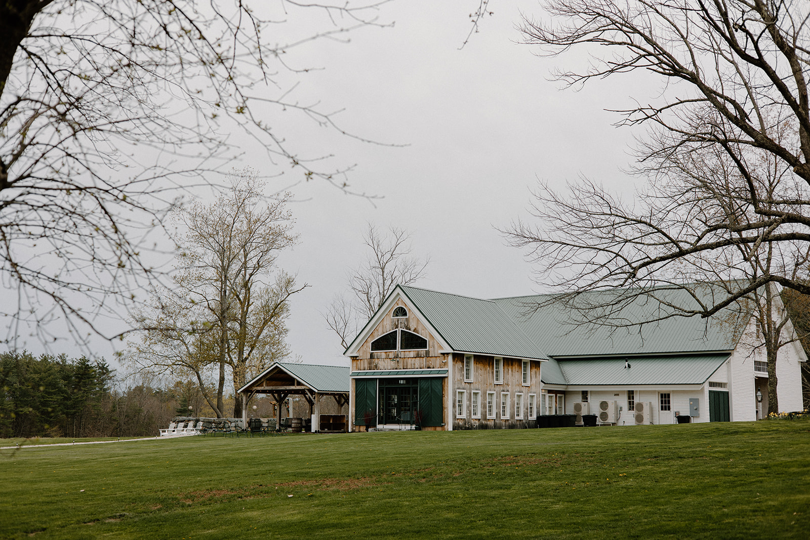 The Barn at Powder Major's Farm in Madbury, New Hampshire.