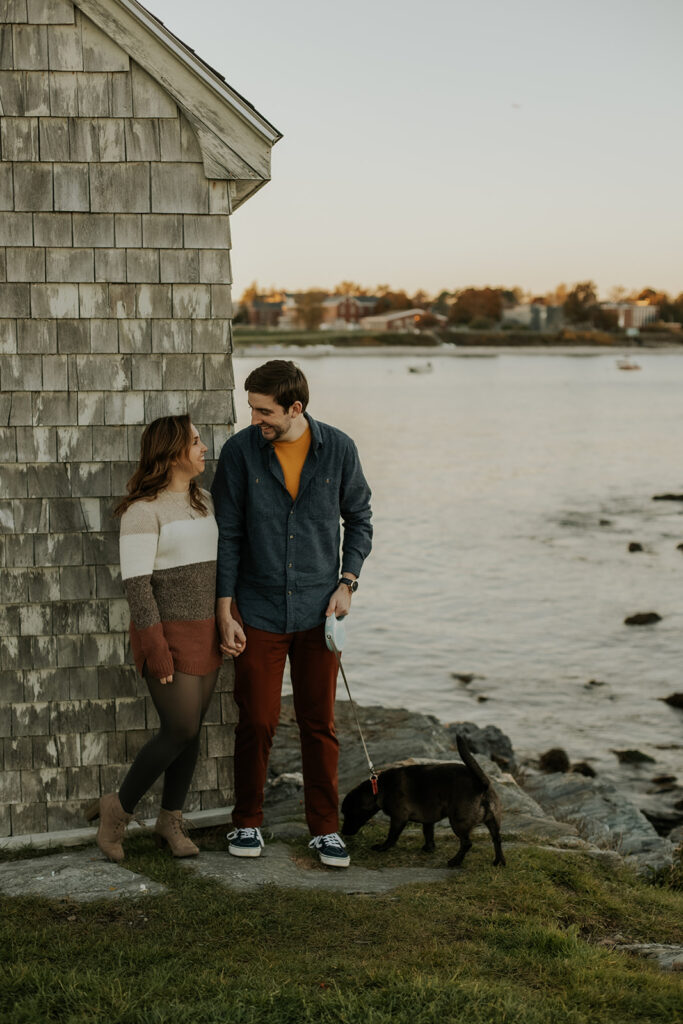 Portland, Maine engagement session.
