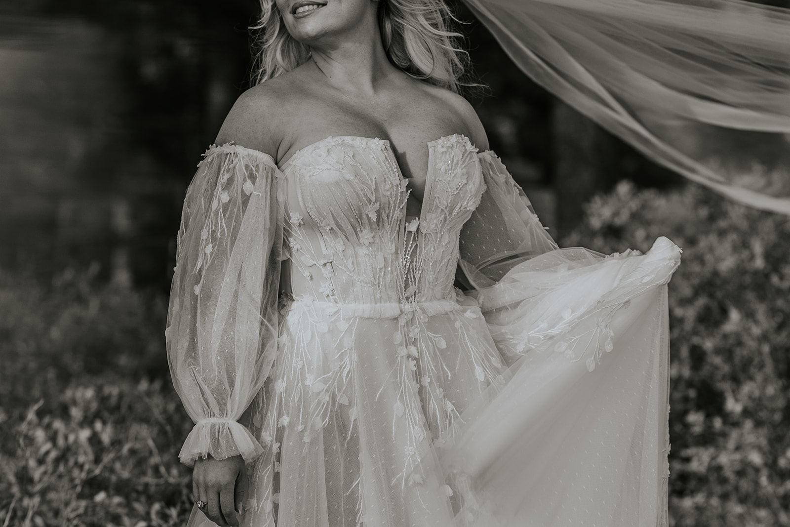 Fine art bridal portrait.