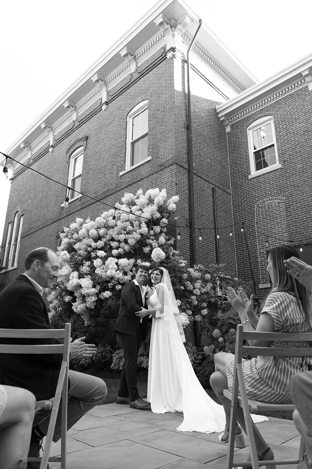 Outdoor ceremony scene at a traditional wedding